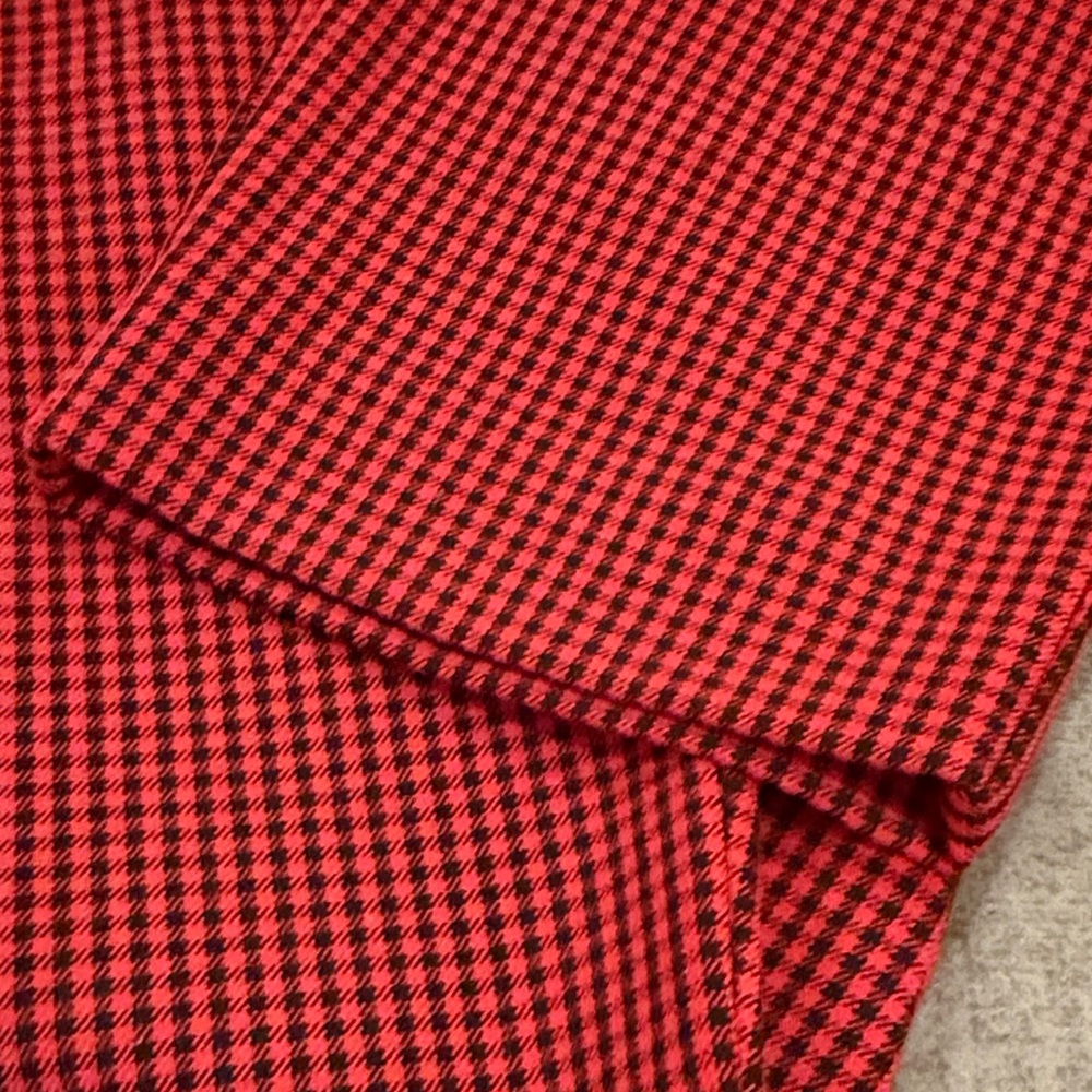 GAP Women's Red Checkered Skinny Pants - Picture 5 of 7